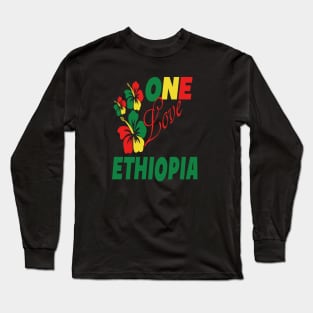 ONE LOVE ETHIOPIA Long Sleeve T-Shirt